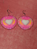 Neon Heart Earring