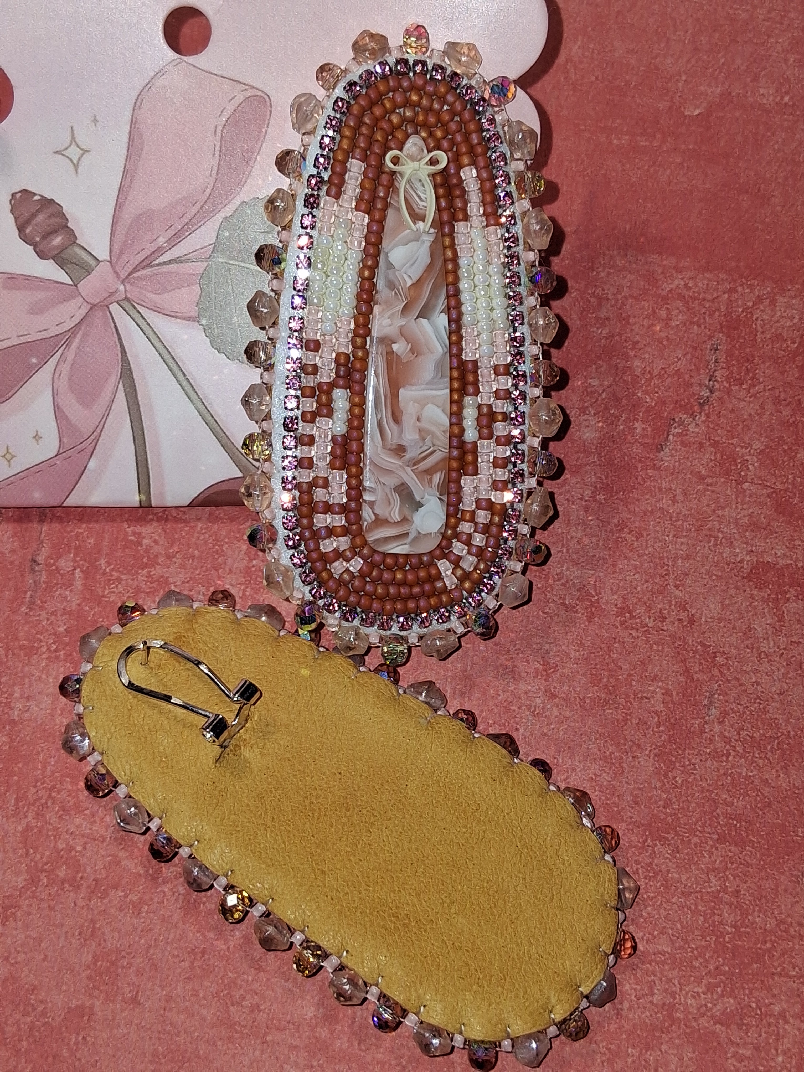 Marble Teardrop Earrings